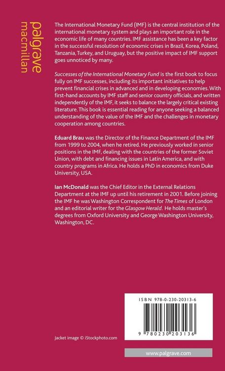 Produktbild: Successes of the International Monetary Fund