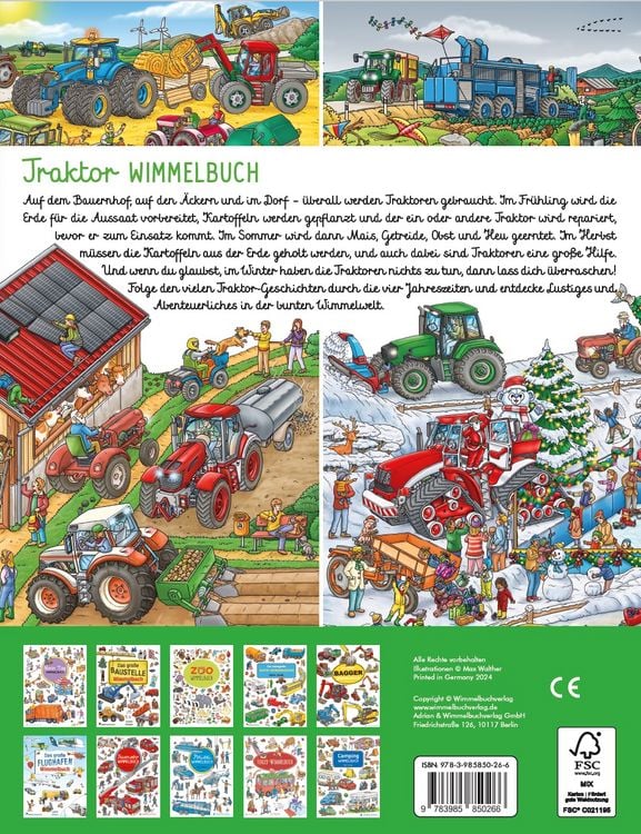 Produktbild: Traktor Wimmelbuch