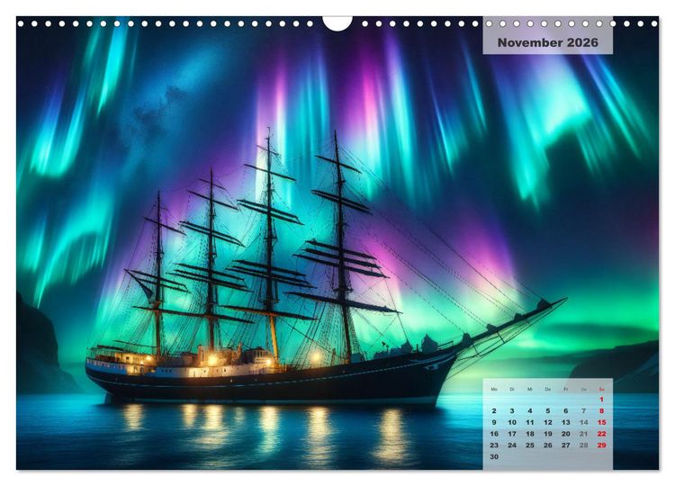 Produktbild: Die Befreiung der Flaschenschiffe - Historische Segelschiffe (Wandkalender 2026 DIN A3 quer), CALVENDO Monatskalender