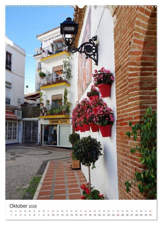 Produktbild: Marbella - Die Costa del Sol in Hochform (Wandkalender 2026 DIN A2 hoch), CALVENDO Monatskalender