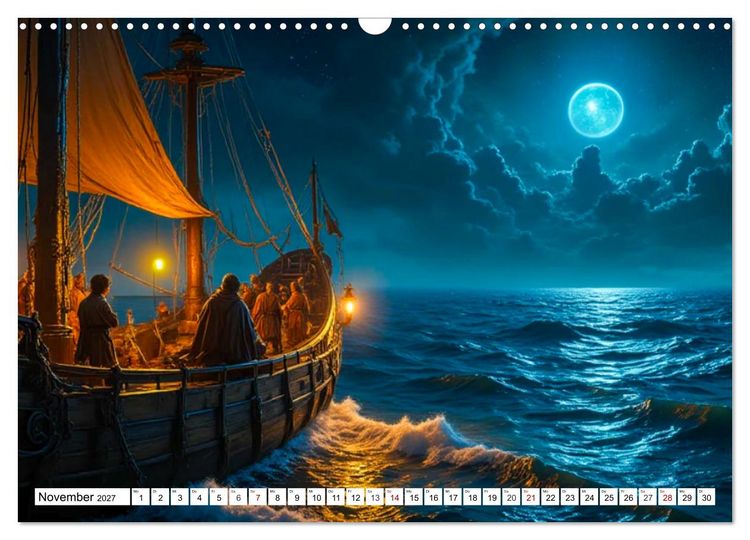 Produktbild: Atlantis &ndash; Glanz und Fall einer verlorenen Welt (Wandkalender 2027 DIN A3 quer), CALVENDO Monatskalender