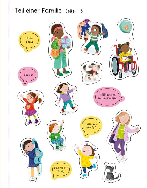 Produktbild: Mein erstes Stickerbuch: Familien