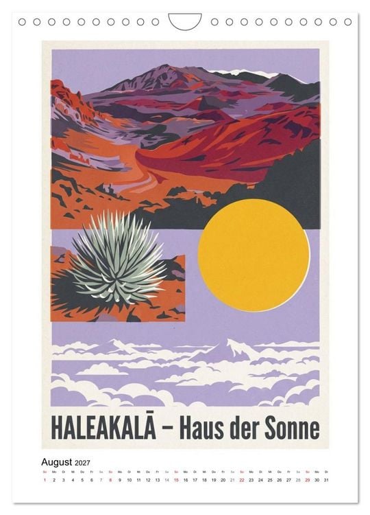 Produktbild: Sehnsucht Hawaii &ndash; Die Aloha Mid-Century Collection (Wandkalender 2027 DIN A4 hoch), CALVENDO Monatskalender