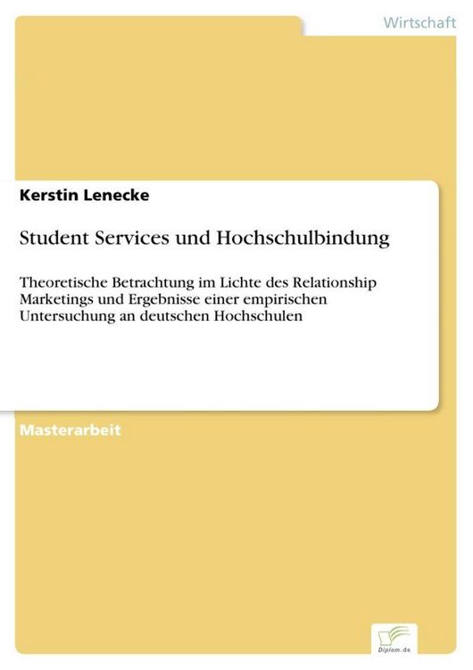 Produktbild: Student Services und Hochschulbindung
