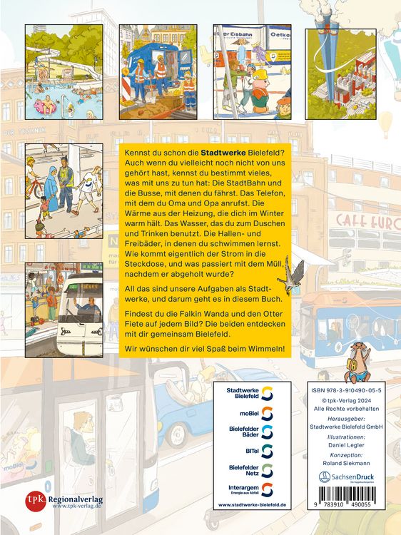 Produktbild: Das Gro&szlig;e Stadtwerke Bielefeld Wimmelbuch