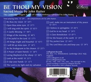 Produktbild: Rutter, J: Be Thou My Vision