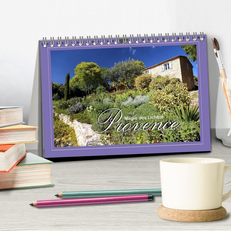 Produktbild: Provence - Magie des Lichtes (Tischkalender 2026 DIN A5 quer), CALVENDO Monatskalender