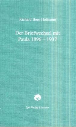 Produktbild: Der Briefwechsel mit Paula 1896-1937