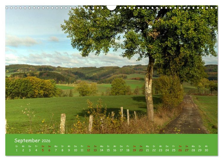 Produktbild: Bergisches Land (Wandkalender 2026 DIN A3 quer), CALVENDO Monatskalender