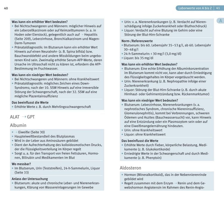 Produktbild: Laborwerte