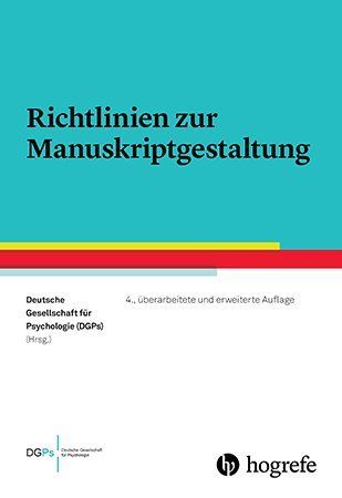 Produktbild: Richtlinien zur Manuskriptgestaltung