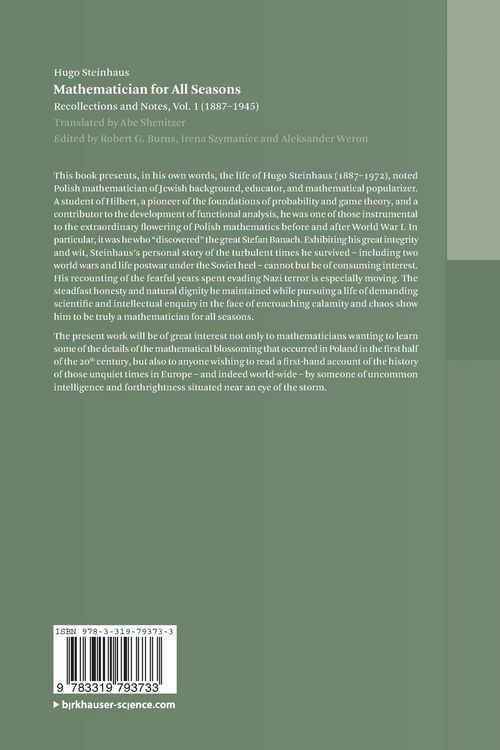 Produktbild: Mathematician for All Seasons