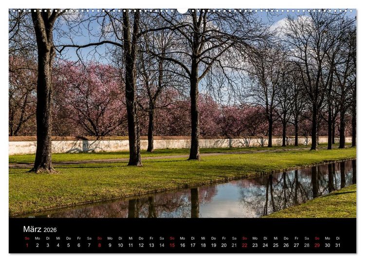 Produktbild: Schwetzingen - Ein Spaziergang durch die Perle der Kurpfalz (hochwertiger Premium Wandkalender 2026 DIN A2 quer), Kunstdruck in Hochglanz