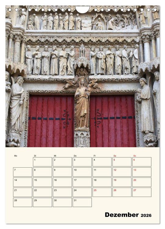 Produktbild: Amiens - Malerische, geschichtstr&auml;chtige Stadt (Wandkalender 2026 DIN A4 hoch), CALVENDO Monatskalender