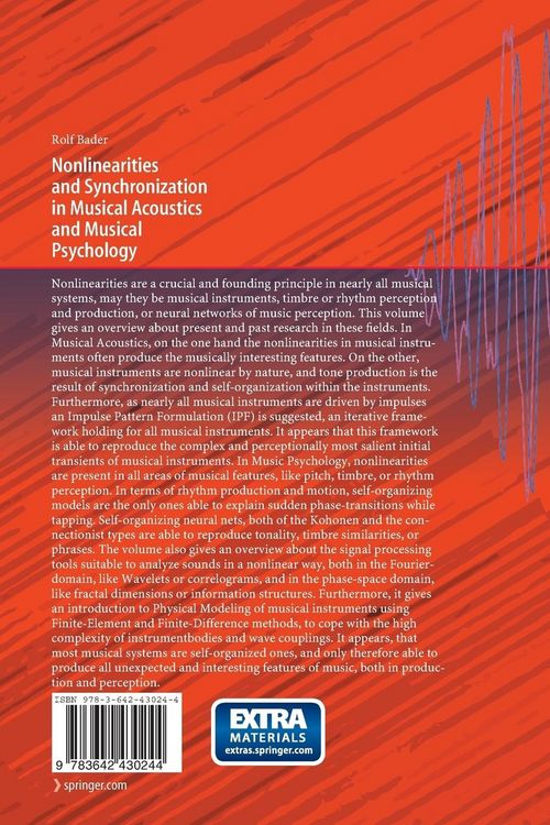 Produktbild: Nonlinearities and Synchronization in Musical Acoustics and Music Psychology