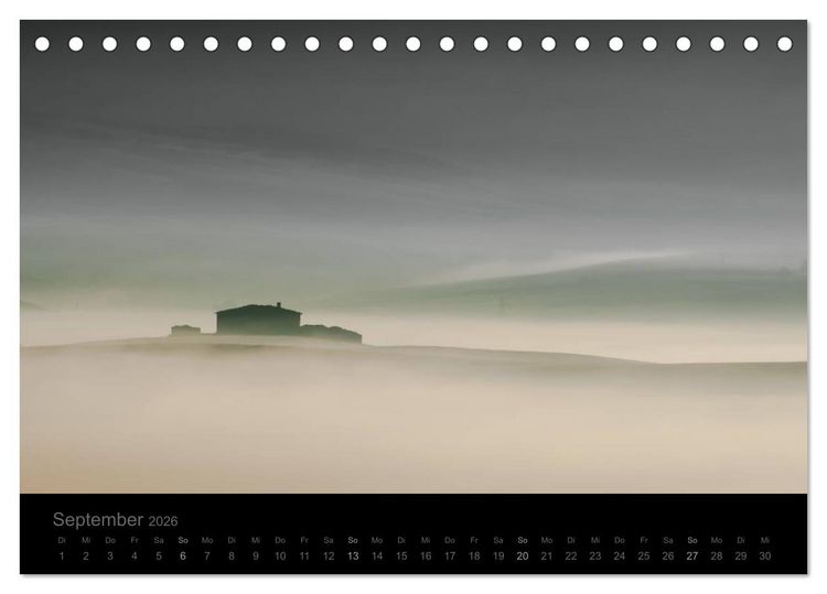 Produktbild: &ndash; Magie des Lichtes &ndash; TOSKANA (Tischkalender 2026 DIN A5 quer), CALVENDO Monatskalender