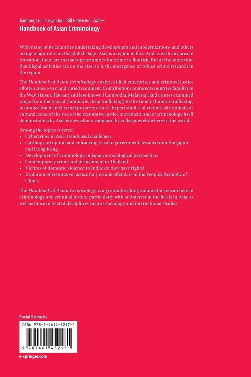 Produktbild: Handbook of Asian Criminology