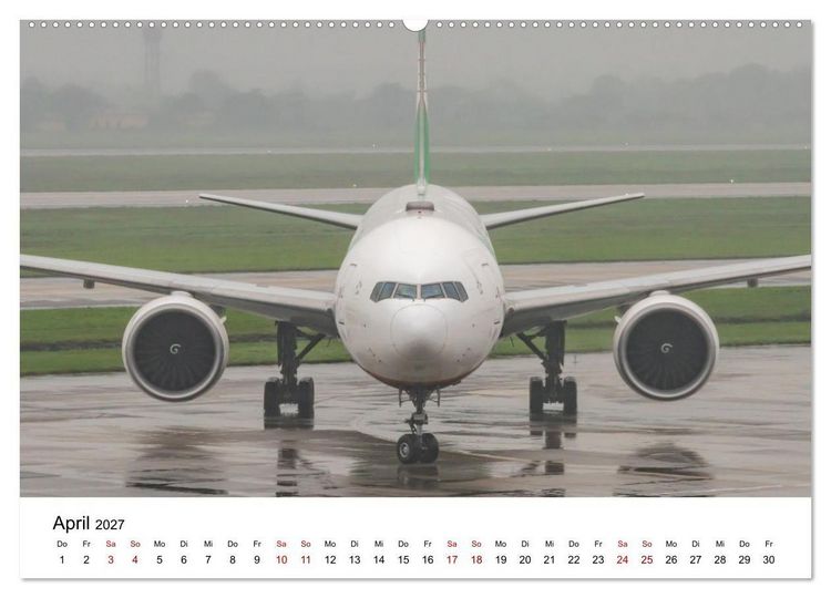Produktbild: Boeing 777 Die Triple Seven (hochwertiger Premium Wandkalender 2027 DIN A2 quer), Kunstdruck in Hochglanz
