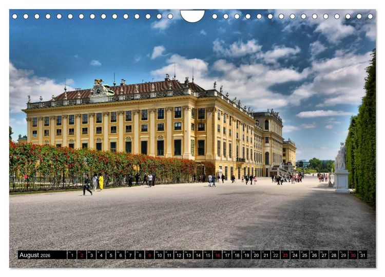 Produktbild: Wien - &Ouml;sterreichs charmante Hauptstadt (Wandkalender 2026 DIN A4 quer), CALVENDO Monatskalender