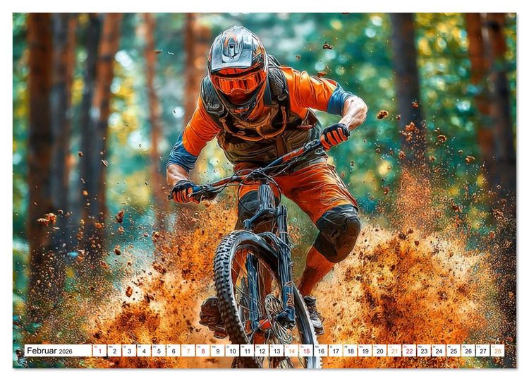 Produktbild: Radsport &ndash; Vom Training zum Triumph (Wandkalender 2026 DIN A2 quer), CALVENDO Monatskalender