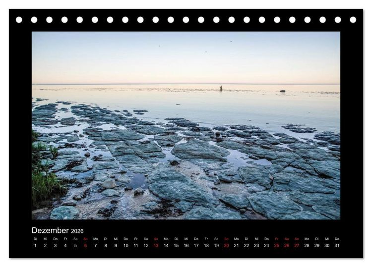 Produktbild: Die Farben Bornholms (Tischkalender 2026 DIN A5 quer), CALVENDO Monatskalender