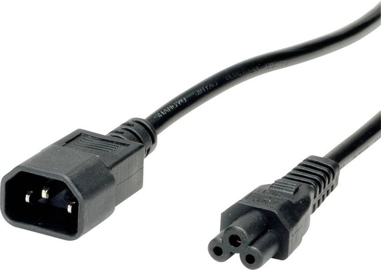 Produktbild: Value 19.99.1119 Strom Anschlusskabel Schwarz 1.80m