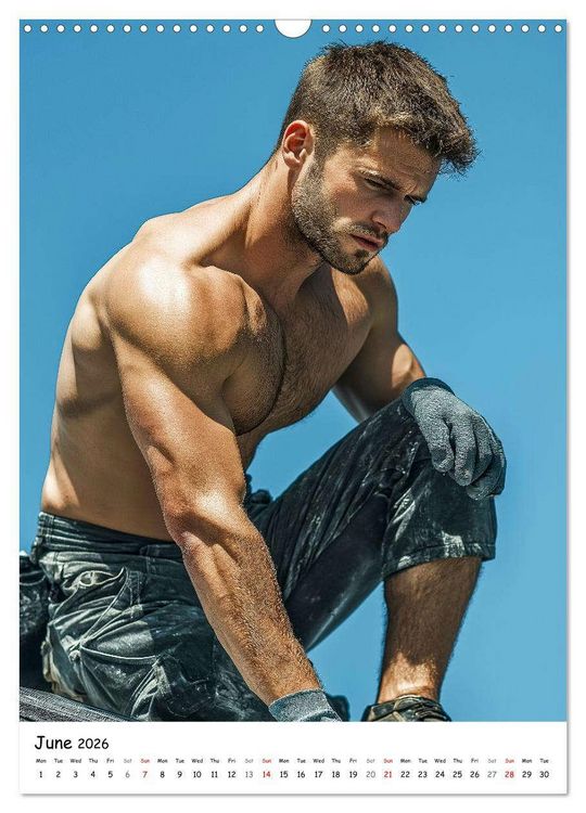 Produktbild: Hot Builders - Hard at Work (Wall Calendar 2026 DIN A3 portrait), CALVENDO 12 Month Wall Calendar
