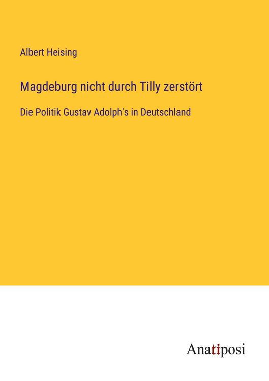 Produktbild: Magdeburg nicht durch Tilly zerst&ouml;rt