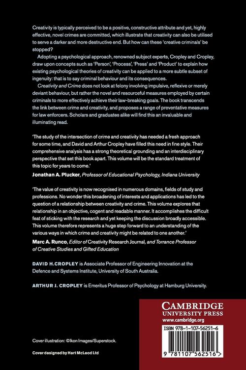 Produktbild: Creativity and Crime