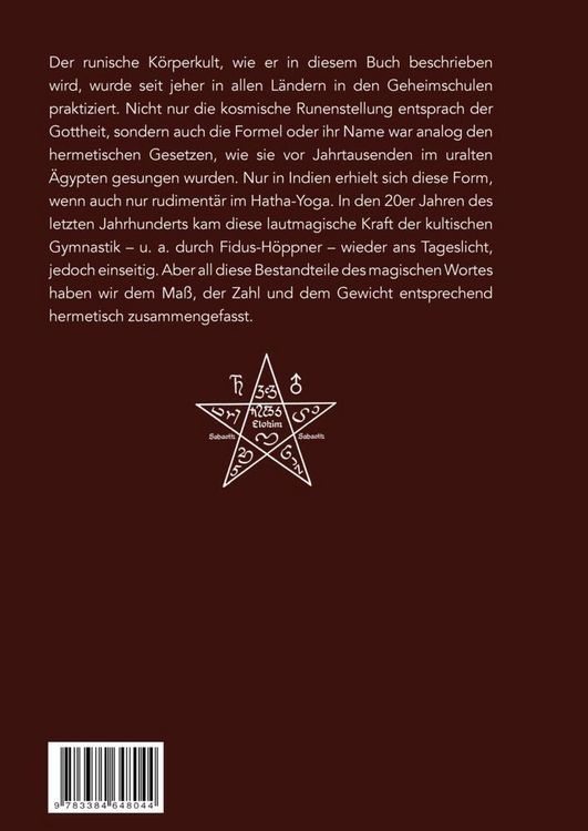 Produktbild: Der runische K&ouml;rperkult