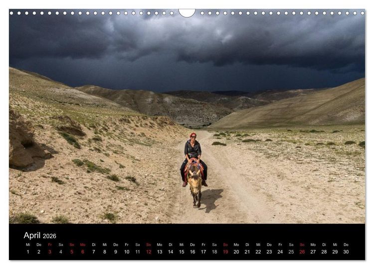 Produktbild: MUSTANG - das verborgene K&ouml;nigreich im Himalaya (Wandkalender 2026 DIN A3 quer), CALVENDO Monatskalender