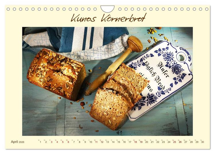 Produktbild: Mein liebstes Brot (Wandkalender 2026 DIN A4 quer), CALVENDO Monatskalender