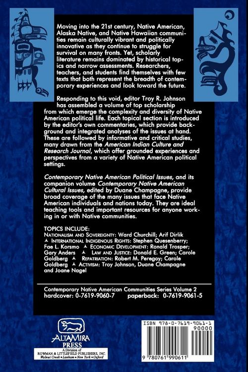 Produktbild: Contemporary Native American Political Issues