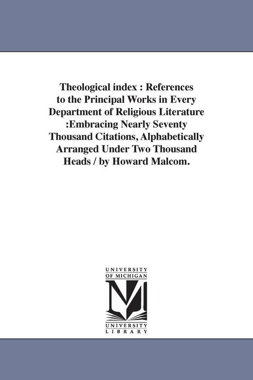 Produktbild: Theological index