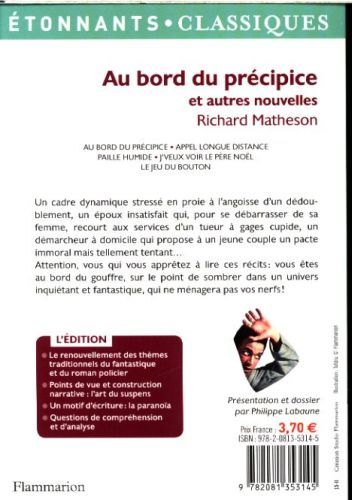 Produktbild: Au bord du pr&eacute;cipice: et autres nouvelles
