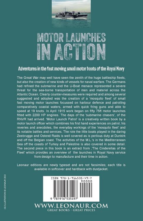 Produktbild: Motor Launches in Action - The Royal Navy's Small Submarine Hunters During the First World War