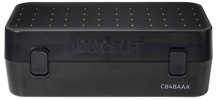Produktbild: VOLTCRAFT CB48AAA Rundzellen-Ladeger&auml;t NiMH, LiIon Micro (AAA)