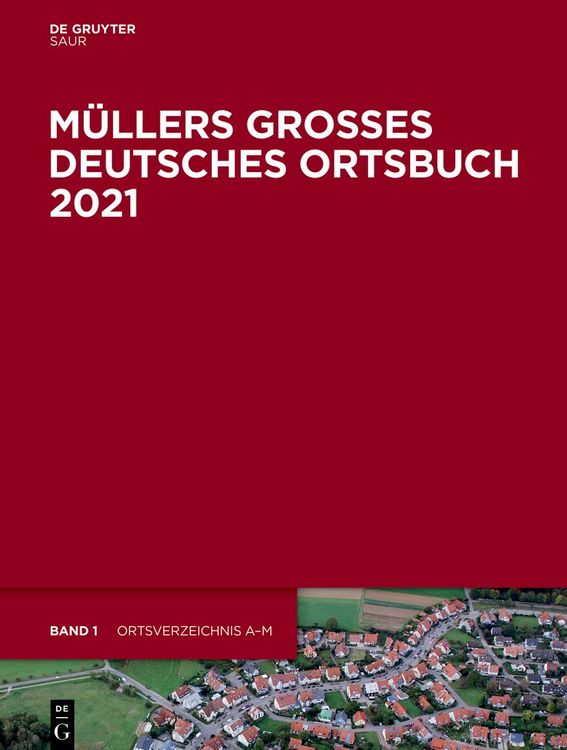 Produktbild: M&uuml;llers Gro&szlig;es Deutsches Ortsbuch 2021