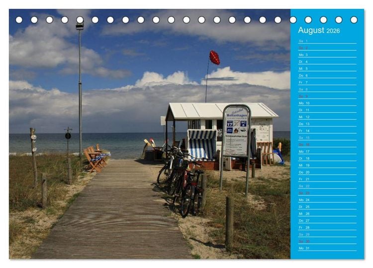 Produktbild: Boltenhagen 2026 (Tischkalender 2026 DIN A5 quer), CALVENDO Monatskalender