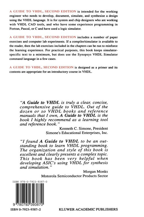 Produktbild: A Guide to VHDL