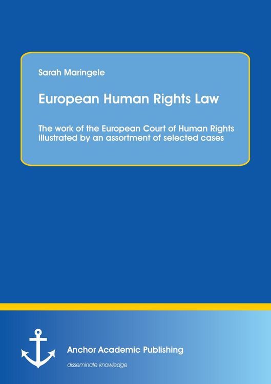 Produktbild: European Human Rights Law
