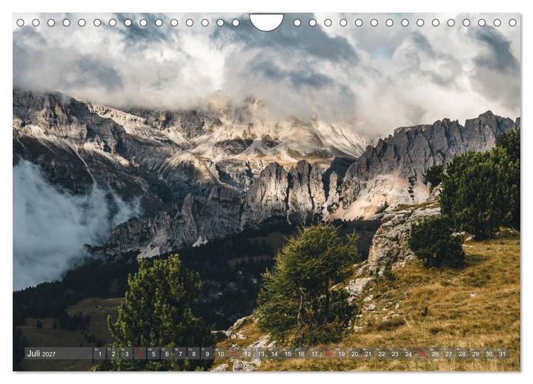 Produktbild: NATUR SP&Uuml;REN - S&Uuml;DTIROL (Wandkalender 2027 DIN A4 quer), CALVENDO Monatskalender