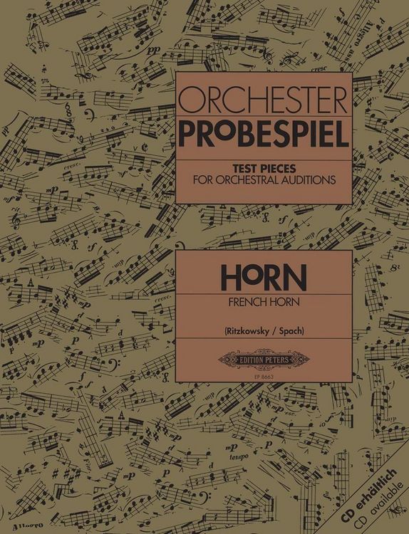 Produktbild: Test Pieces for Orchestral Auditions: French Horn