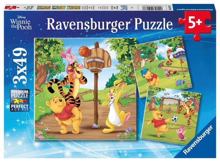 Produktbild: Puzzle Ravensburger WPU: Tag des Sports 3 X 49 Teile