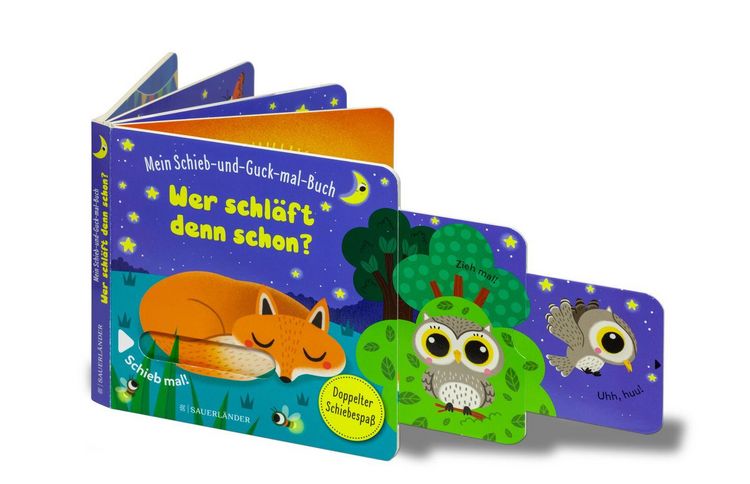 Produktbild: Mein Schieb & Guck-mal-Buch: Wer schl&auml;ft denn schon?