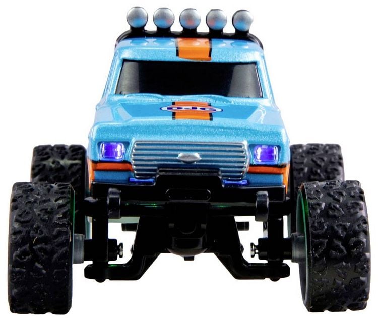 Produktbild: Amewi Orange Brushed 1:64 RC Modellauto Elektro Monstertruck Heckantrieb (2WD) RtR 2,4 GHz mit Lichteffekt, inkl. Akku und Ladekabel