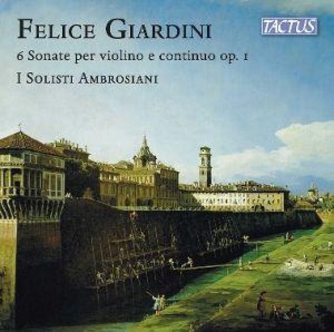 Produktbild: Giardini: 6 Sonaten f&uuml;r Violine und Continuo op. 1