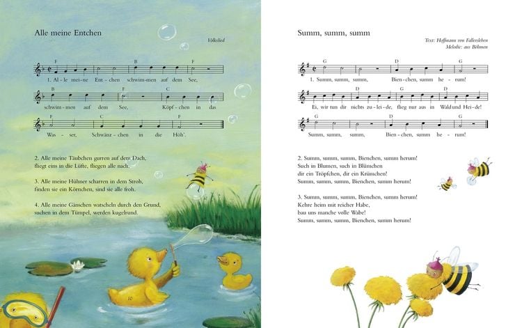 Produktbild: Die sch&ouml;nsten Lieder f&uuml;r Gro&szlig; und Klein