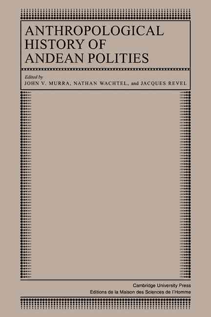 Produktbild: Anthropological History of Andean Polities
