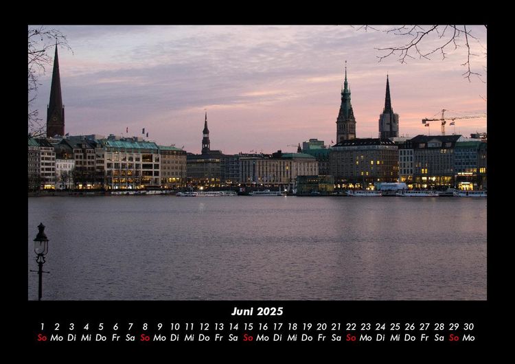 Produktbild: Hamburg 2025 Fotokalender DIN A3
